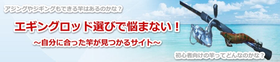 エバーグリーンのエギングロッドの種類と特徴は